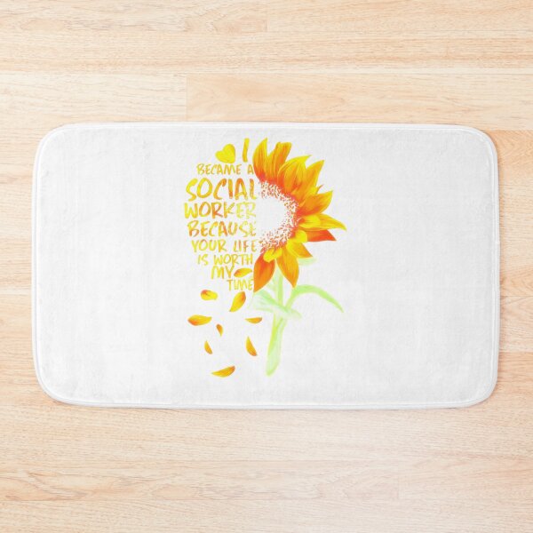 Item preview, I Became a Social Worker Because Your Life is Worth My Time designed and sold by Renovationsxc.