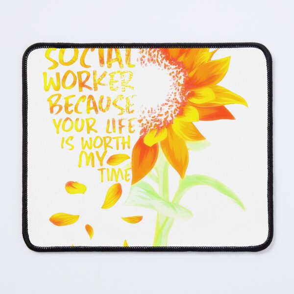 Item preview, I Became a Social Worker Because Your Life is Worth My Time designed and sold by Renovationsxc.