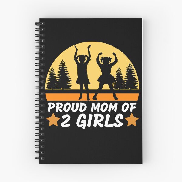 Item preview, Proud Mom of Two Girls designed and sold by MacAndMoose.