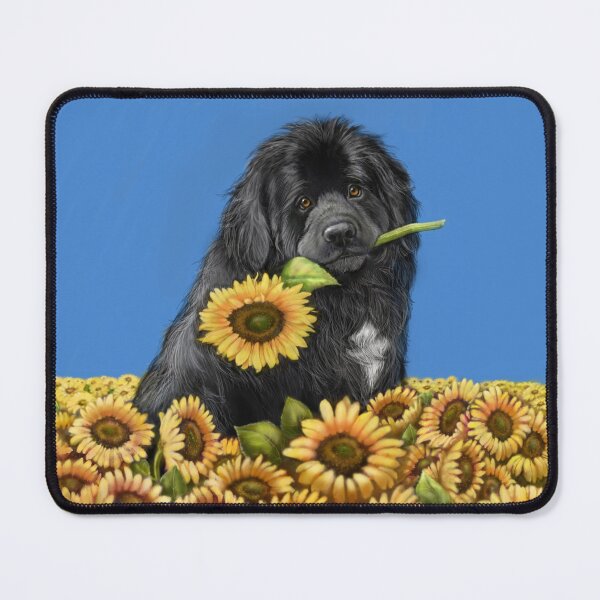 Item preview, Sunflowers and newfie designed and sold by Patricia Reeder Eubank.