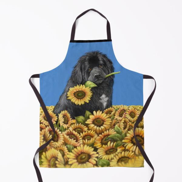 Item preview, Sunflowers and newfie designed and sold by Patricia Reeder Eubank.