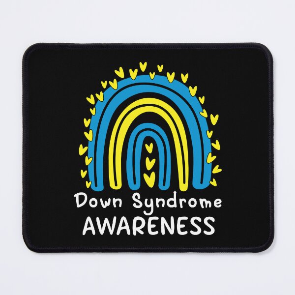 Item preview, Down Syndrome Awareness Rainbow T21 Yellow Blue rainbow designed and sold by Dolphin Graphic.