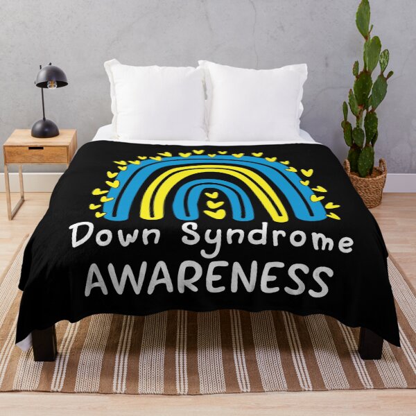 Item preview, Down Syndrome Awareness Rainbow T21 Yellow Blue rainbow designed and sold by Dolphin Graphic.