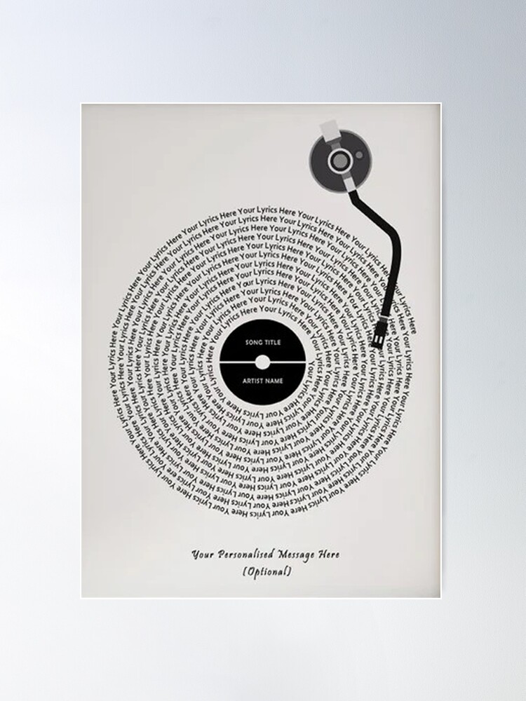 Beautiful Crazy Lyrics Poster for Sale by CrystalCrush