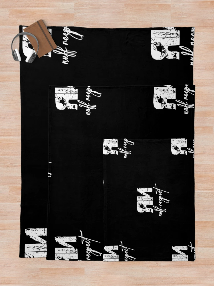 Thumbnail 5 of 6, Throw Blanket, Nuff Respect,Rn designed and sold by Arab Fashion.