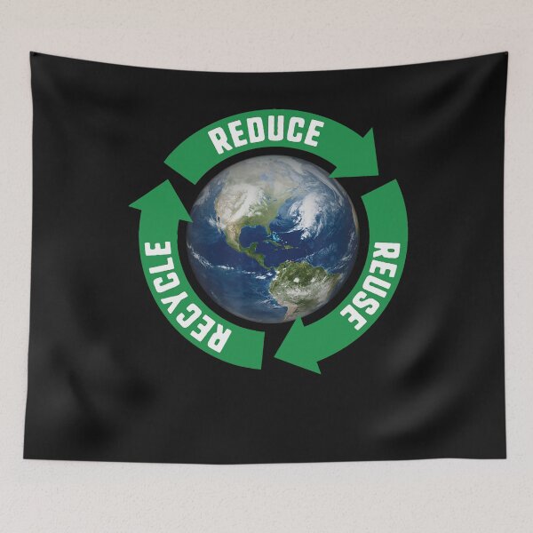 Item preview, Earth Day Shirt Reduce Reuse Recycle Apr. 22 designed and sold by RosettaGibaldi.