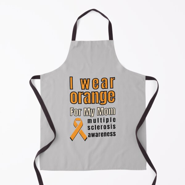 Item preview, I wear Orange For My Mom Multiple Sclerosis Awareness l I Wear Orange Ribbon For My Mom l Gift for mom l multiple sclerosis awareness tee designed and sold by Reddiamond3 ⭐⭐⭐⭐⭐.