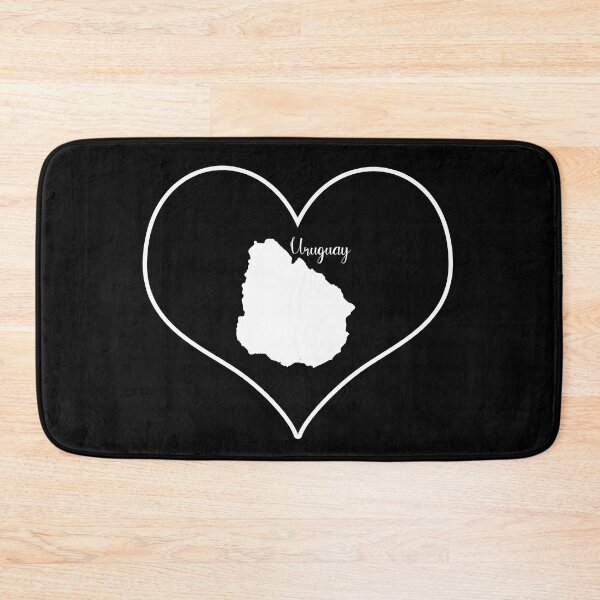 Item preview, Black heart map Uruguay designed and sold by Astralia.
