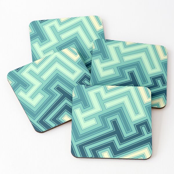 Item preview, Abstract Blue Linear Design designed and sold by Vector Scout Lab.
