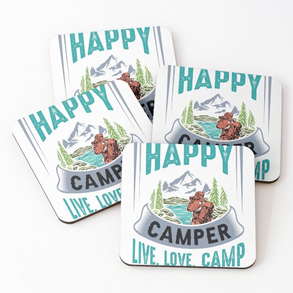 Item preview, Happy Camper Live Love Camp designed and sold by RED FIR.