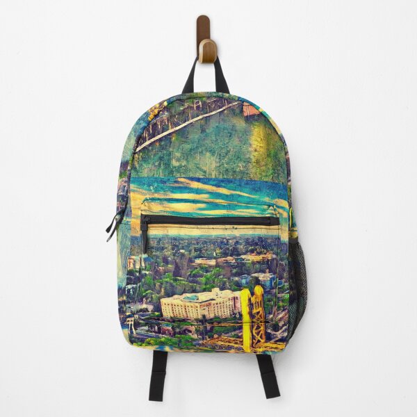 Item preview, Tower Bridge over Sacramento River - digital painting designed and sold by NickoPrints.