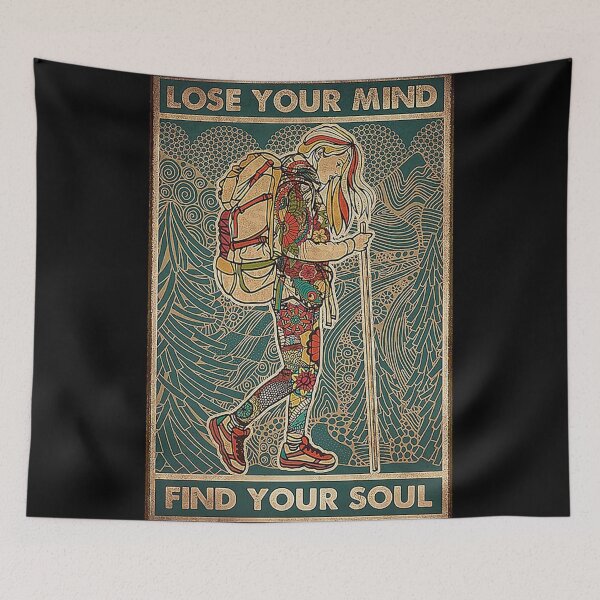 Item preview, The Girl Hiking Lost Your Mind for Mountain Climber designed and sold by Marian  Morgan.