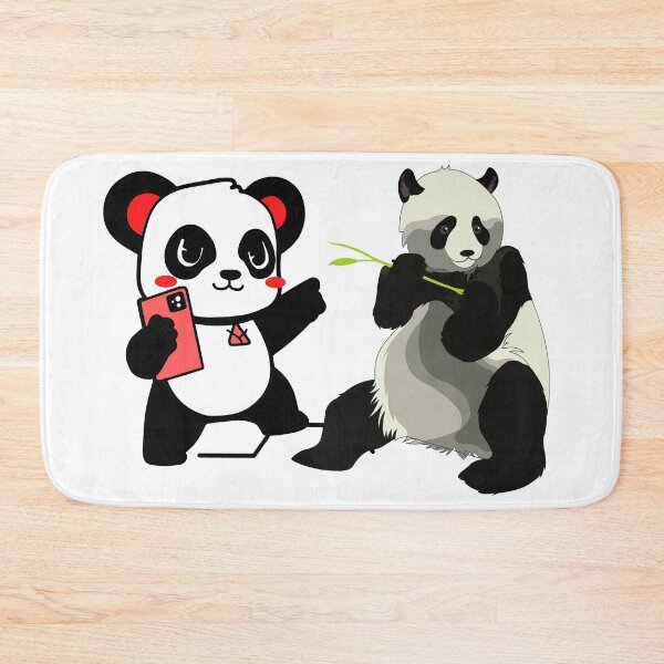 Item preview, Baby Pandas taking pictures of Daddy panda - Millenial pandas designed and sold by Fanatic Nerd.