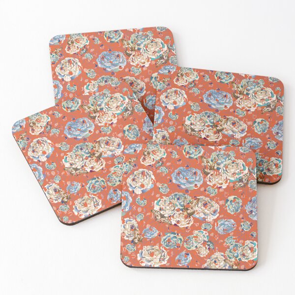 Item preview, Glitched butterfly garden polka dot confetti roses designed and sold by Ruth Cadioli.