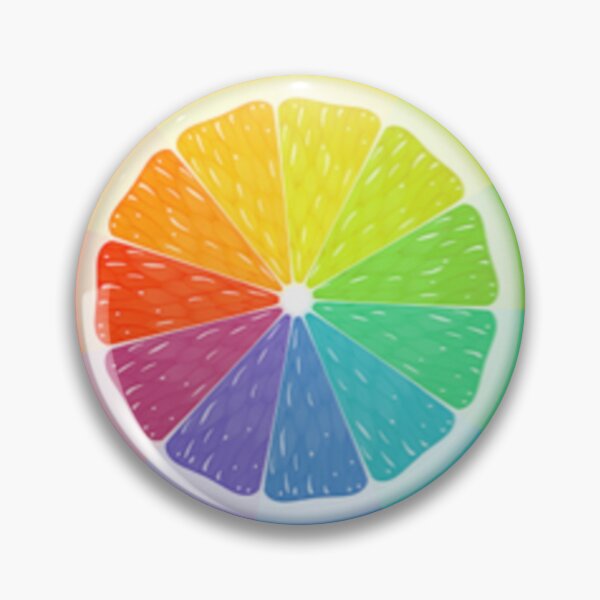 Item preview, Creative Color Wheel Orange Slice designed and sold by Nilima Bano ⭐⭐⭐⭐.