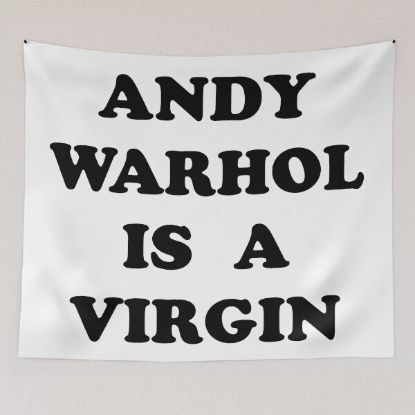 Item preview, Andy Warhol Is A Virgin designed and sold by Texterns.