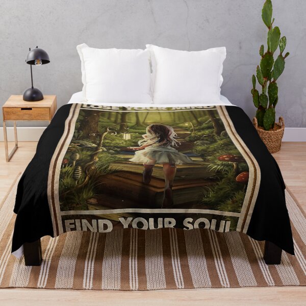 Item preview, Girl The Running Into Book Path designed and sold by Marian Morgan.