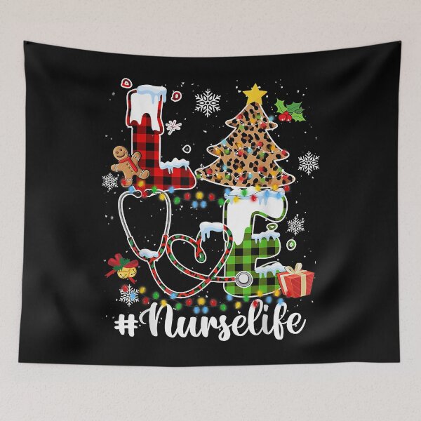 Item preview, Connector Love Nurse Life Christmas 2021 Flannel Vintage designed and sold by PagePractitione.
