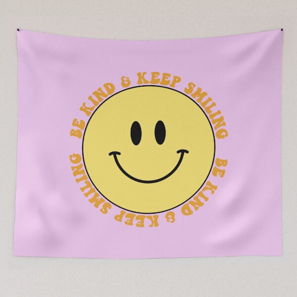 Item preview, Be Kind & Keep Smiling Yellow Smiley Face designed and sold by AshTreeCrtvCo.