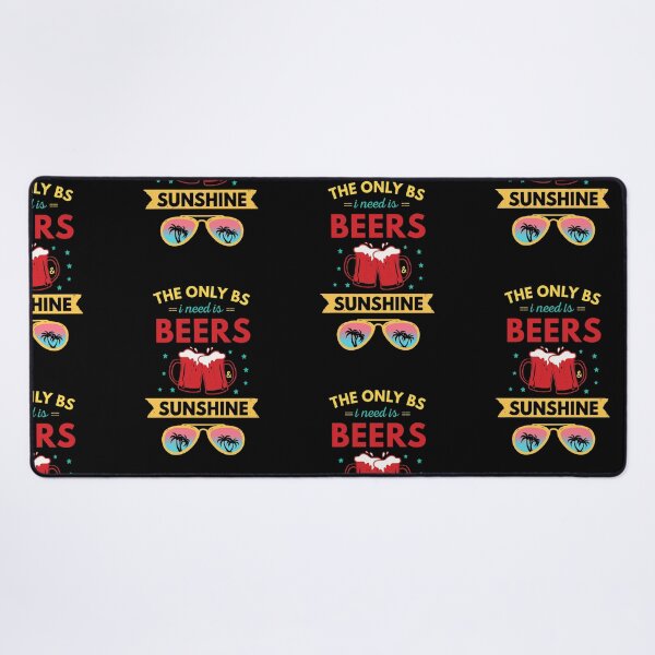 Item preview, The Only BS I need Is Beers And Sunshine - Funny Summer Design designed and sold by FunSilly.
