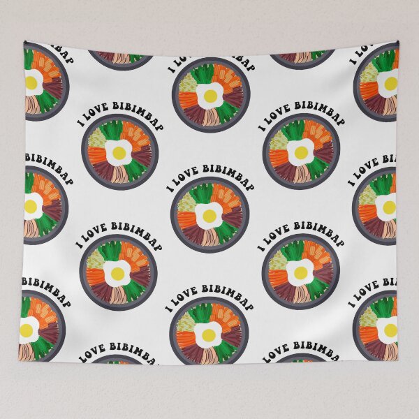 Item preview, I Love Bibimbap - korean Food   designed and sold by phidiep597.
