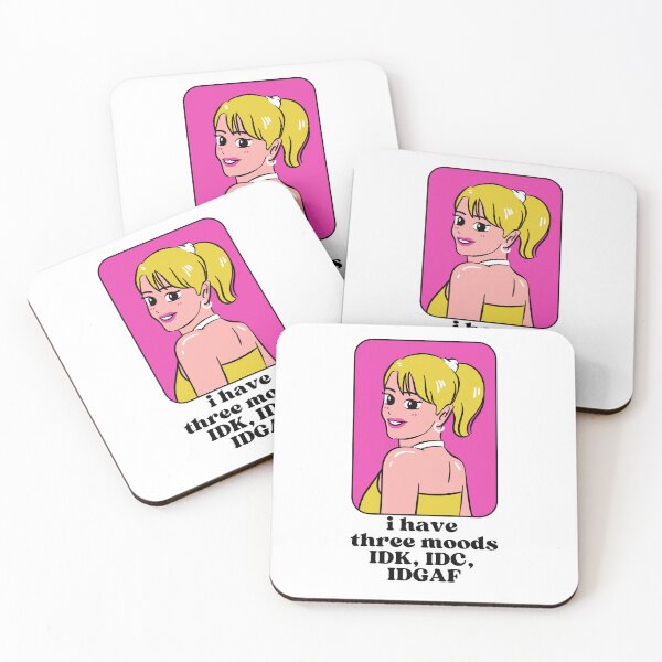 Item preview, I have three moods idk idc idgaf designed and sold by The Feel Good Merch.