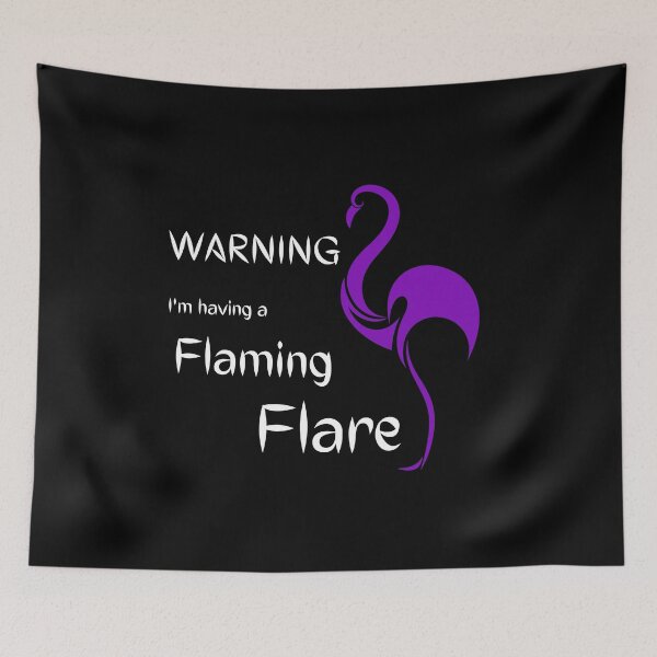 Item preview, Warning I'm Having a Flaming Flare - fibromyalgia Chronic Illness designed and sold by Paulele.