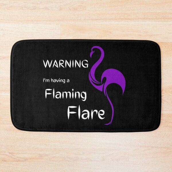 Item preview, Warning I'm Having a Flaming Flare - fibromyalgia Chronic Illness designed and sold by Paulele.