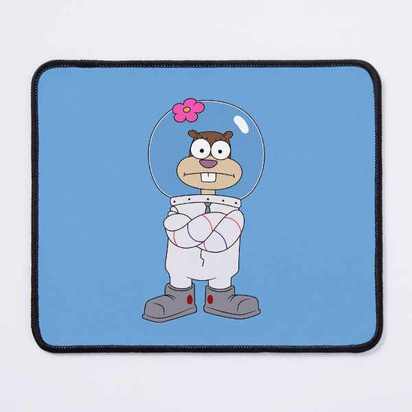 Item preview, Squirrel Sandy Cheeks from Spongebob stands with his hands folded. meme 2022 designed and sold by feannaart.