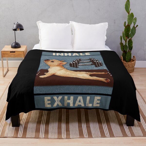 Item preview, Yoga - Inhale Exhale dog lover designed and sold by KravecUziel.