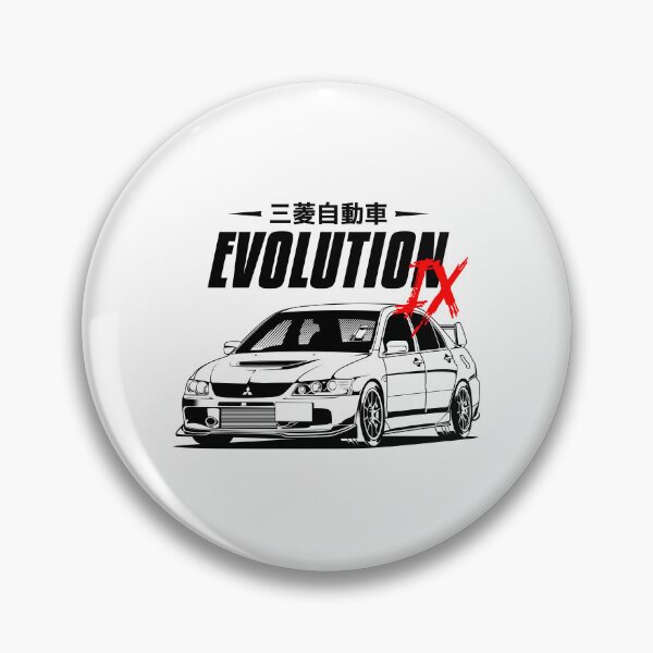 Item preview, Lancer Evolution IX (white print) designed and sold by squeal tires.
