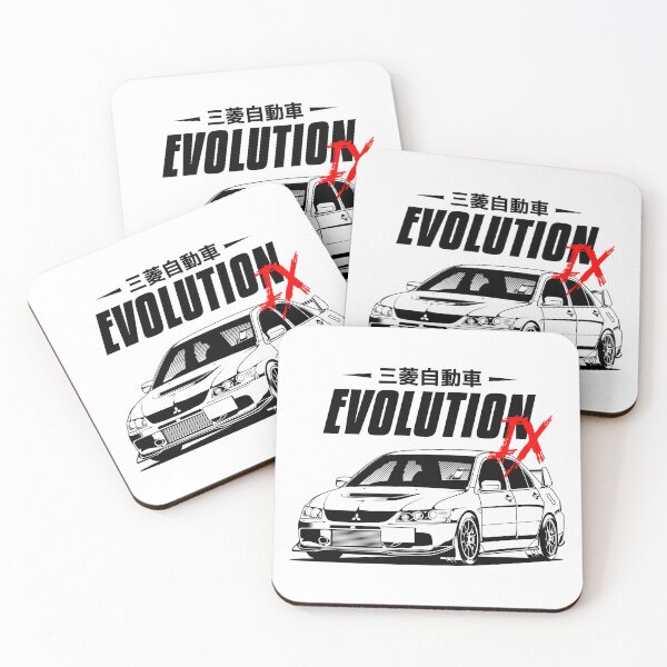 Item preview, Lancer Evolution IX (white print) designed and sold by squeal tires.