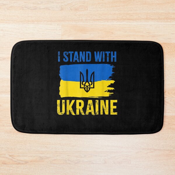 Item preview, I Stand With Ukraine Support UKRAINE Ukrainian American Flag designed and sold by KingPower.