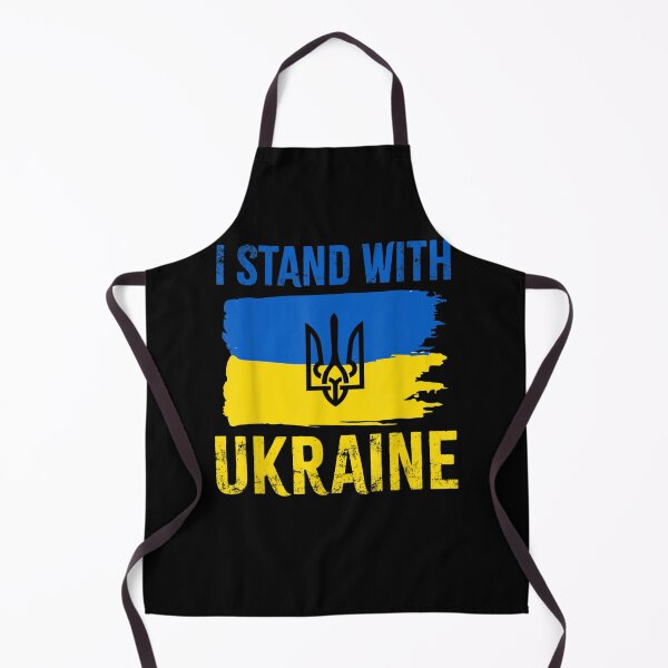 Item preview, I Stand With Ukraine Support UKRAINE Ukrainian American Flag designed and sold by KingPower.