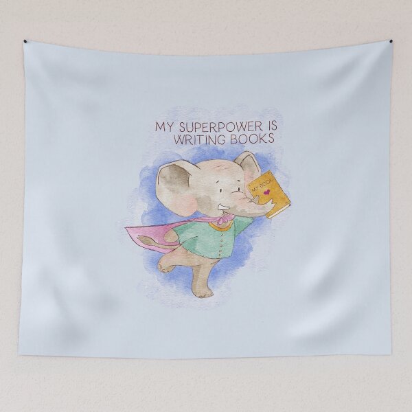 Item preview, My Superpower Is Writing Books designed and sold by Leenasbooks.