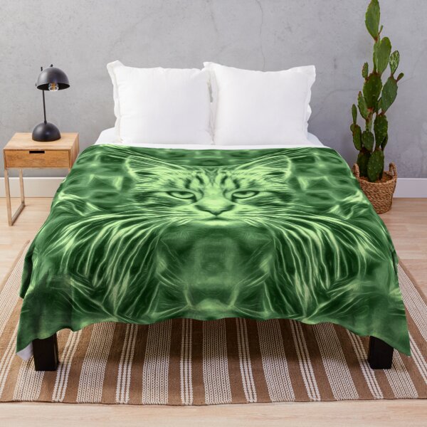 Item preview, Cat in green #Art designed and sold by blackhalt.