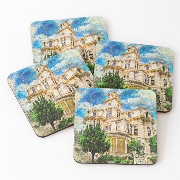Item preview, Governor's Mansion in Sacramento - digital painting designed and sold by NickoPrints.