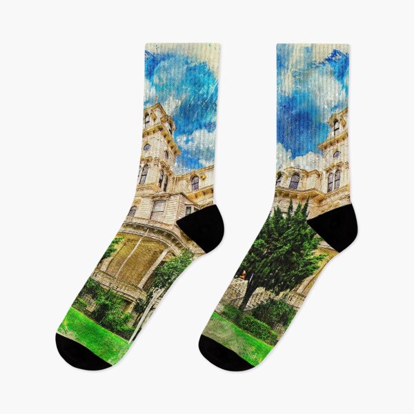 Item preview, Governor's Mansion in Sacramento - digital painting designed and sold by NickoPrints.