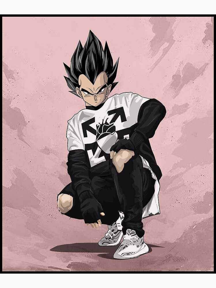 Son Goku Cool Streetwear Handsome Anime Character Photographic