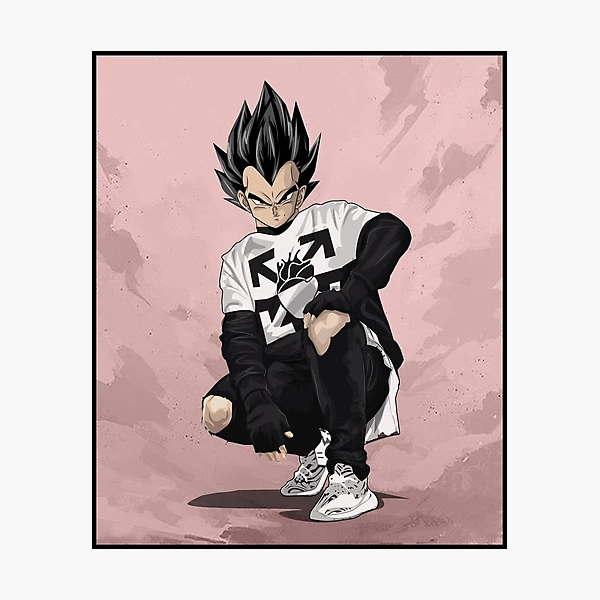 Son Goku Cool Streetwear Handsome Anime Character Photographic