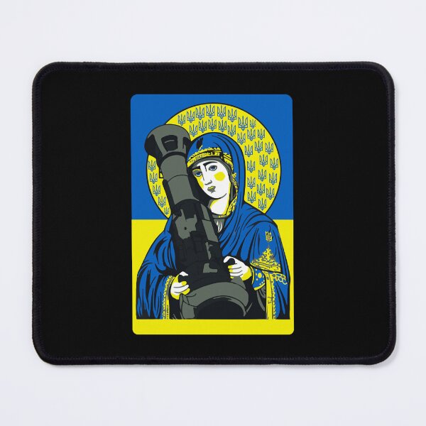 Item preview, Saint Javelin The Protector Of Ukraine Flag designed and sold by liskaijikarowa.