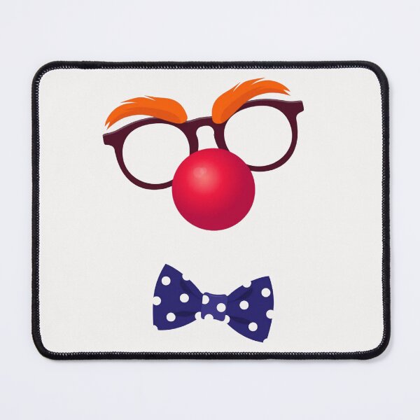 Item preview, Clown Glasses Red Nose & Bow Tie designed and sold by WearWolfDesigns.