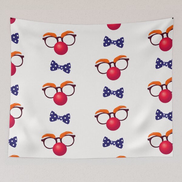 Item preview, Clown Glasses Red Nose & Bow Tie  designed and sold by WearWolfDesigns.