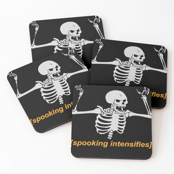 Item preview, Spooking Intensifies Spooky Scary Skeleton designed and sold by CarrieCarsonn.