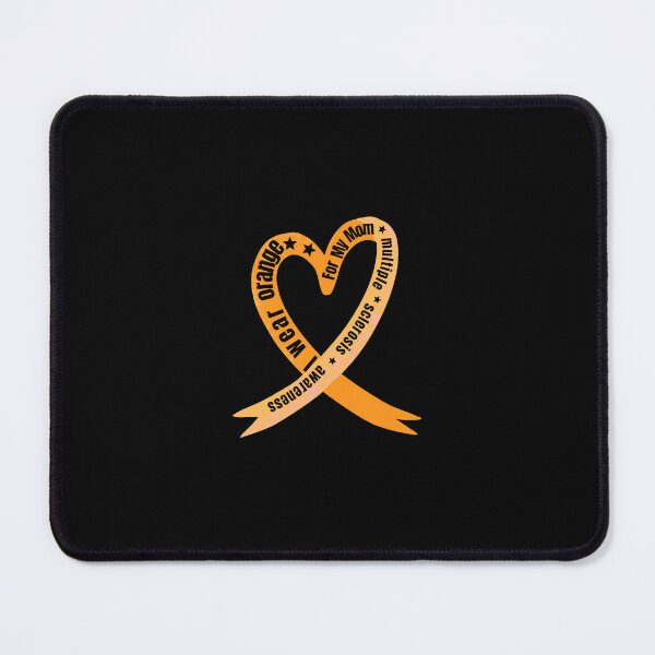 Item preview, I wear Orange For My Mom Multiple Sclerosis Awareness l I Wear Orange Ribbon For My Mom l Gift for mom l multiple sclerosis awareness tee designed and sold by Reddiamond3 ⭐⭐⭐⭐⭐.