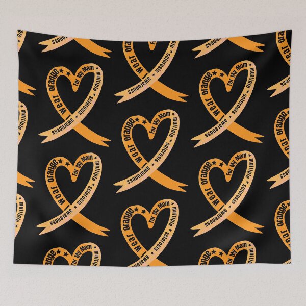 Item preview,  I wear Orange For My Mom Multiple Sclerosis Awareness l  I  Wear Orange Ribbon For My Mom l  Gift for mom l  multiple sclerosis awareness tee designed and sold by Reddiamond3 ⭐⭐⭐⭐⭐.