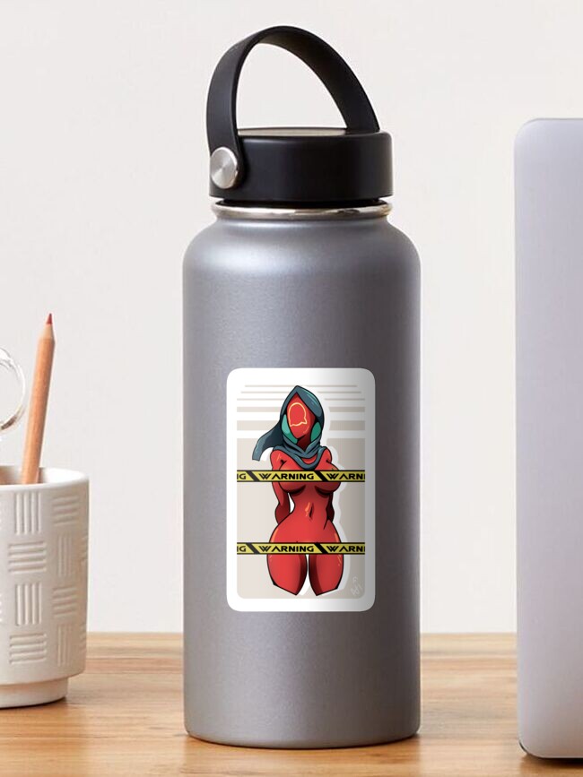 Thumbnail 1 of 3, Sticker, Warning Molton designed and sold by Alicaido.