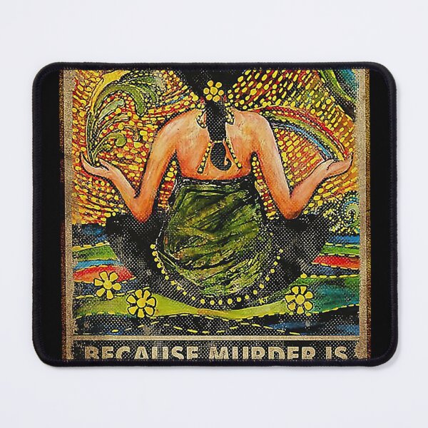 Item preview, Yogi Yoga Because Murder Is Wrong  designed and sold by SaoirseNeid.