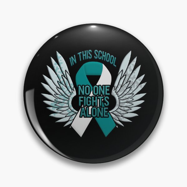 Item preview, In This School No One Fight Alone Cervical Cancer Teacher design designed and sold by Merchking1.