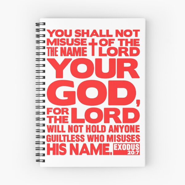 Item preview, Exodus 20:7 Name Of The LORD designed and sold by plushism.